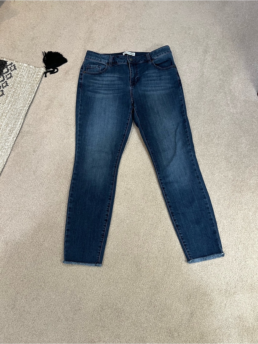 Artisan Ny Dark Blue Ankle Skinny Jeans